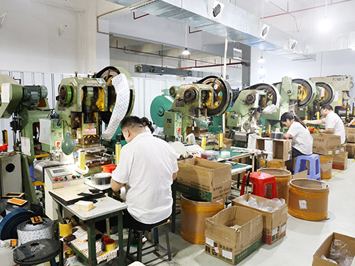 Silicone stamping department