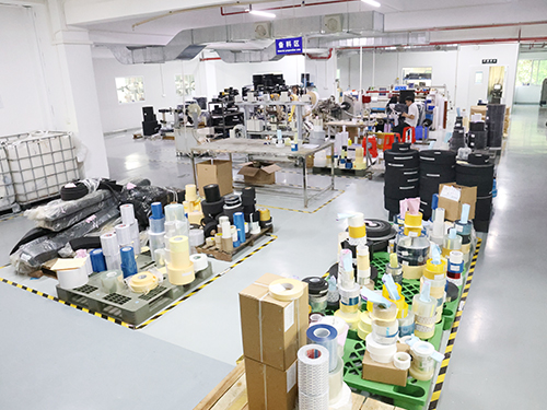 Die cutting and material preparation area