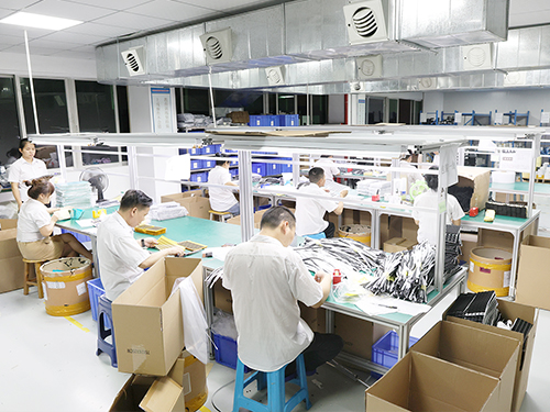 Die cutting department packaging area