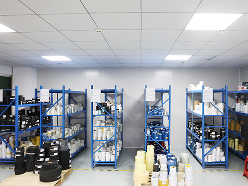Die cutting material turnover area